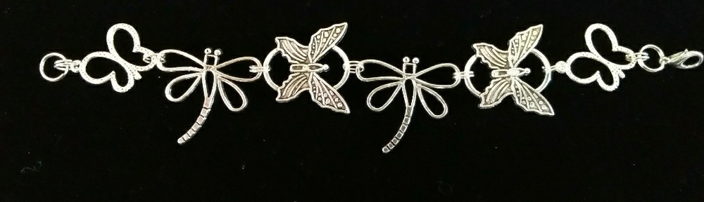 Butterfly and Dragonfly Bracelet